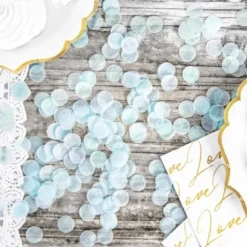 Confettis De Table Pas Cher Rond Ivoire X 15Gr