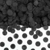Confettis De Table Pas Cher Rond Noir X 15Gr