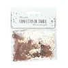 Confettis De Table Rose Gold 80 Ans