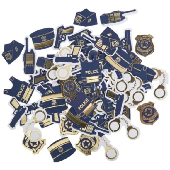 Confettis De Table Theme Police