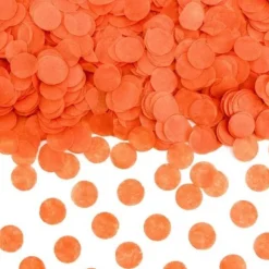 Confettis Mariage Cercle Rond Orange X 15Gr