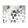 Confettis Mariage Cercle Rond Argent X 24