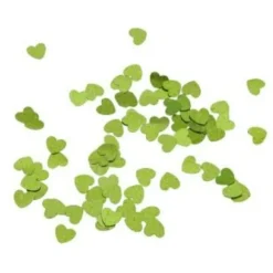 Confettis Mariage Coeur Vert Anis 18Gr