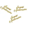 Confettis Paillettes Joyeux Anniversaire X30Pcs