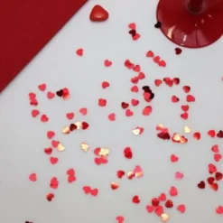Confettis Pour Mariage En Forme De Coeur Rouge