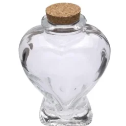 Contenant Drag Es En Verre Coeur