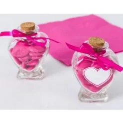 Contenant Drag Es En Verre Coeur