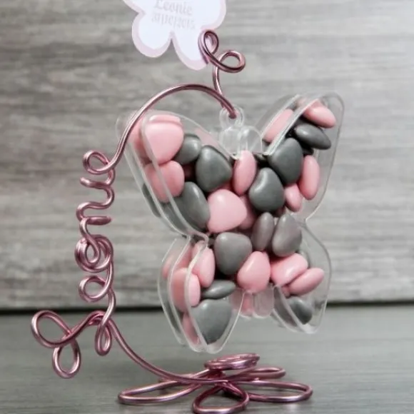 Contenant Drag Es Papillon En Plexi Transparent