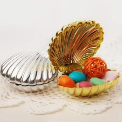 Contenant Dragees Pas Cher Coquillage Or