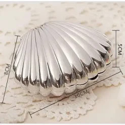 Contenant Dragees Pas Cher Coquillage Argent