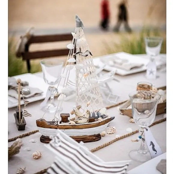 Coquillages Décoratifs En Flacon 13Cm