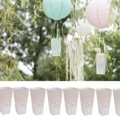 Cornet A Dragees Baby Shower Rose