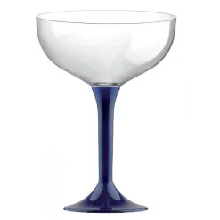 Coupe Champagne En Plastique Bleu Marine X 20 Pi Ces