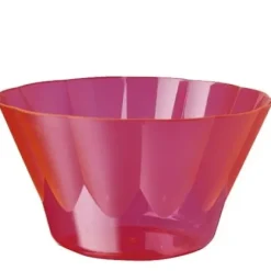 Coupe Dessert Plastique R Utilisable Rose X 12 Pi Ces