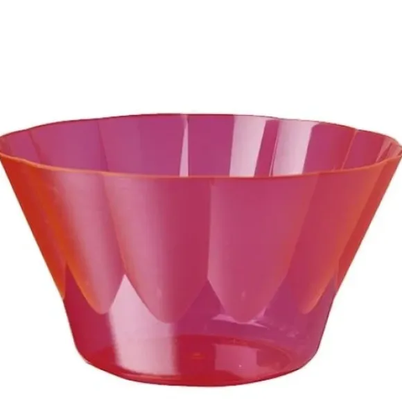 Coupe Dessert Plastique R Utilisable Rose X 12 Pi Ces