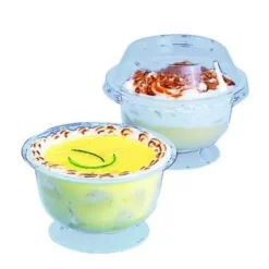 Coupe Dessert Plastique R Utilisable Bleu Ciel X 12 Pi Ces