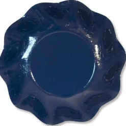 Coupelle En Carton Jetable Bleu Marine Vague X 10 Pi Ces