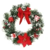 Couronne De Noel De Rouge 30Cm