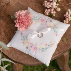 Coussin Porte Alliance Fleuri