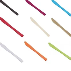 Couteau Jetable Couleur En Plastique Rigide X 20 Pi Ces