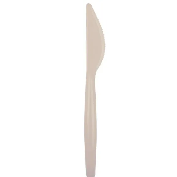 Couteau Plastique R Utilisable Taupe X 15 Pi Ces