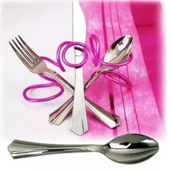 Couvert Jetable En Plastique Couleur X 30 Pi Ces