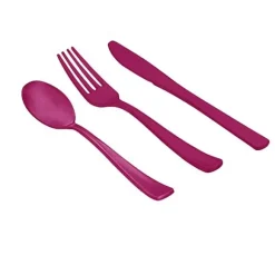 Couvert Jetable En Plastique Couleur X 30 Pi Ces