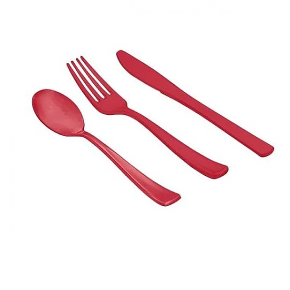 Couvert Jetable En Plastique Couleur X 30 Pi Ces