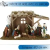 Creche De Noel G Ante 60Cm Avec 10 Santons