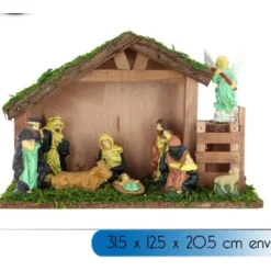 Creche De Noel Pas Cher Avec 10 Santons
