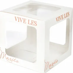 Cube A Ballons Decoration Vive Les Mari S