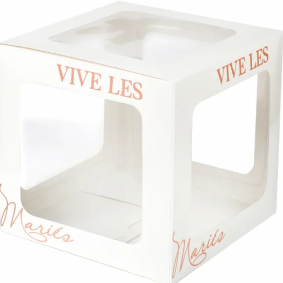 Cube A Ballons Decoration Vive Les Mari S