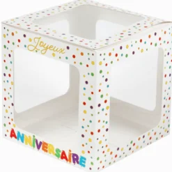 Cube A Ballons Decoration Joyeux Anniversaire