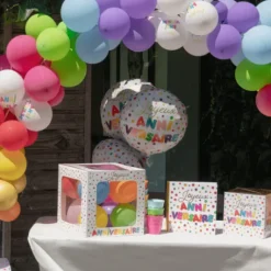 Cube A Ballons Decoration Joyeux Anniversaire