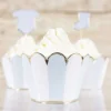 Cupcake Wrappers Baby Boy X6Pcs