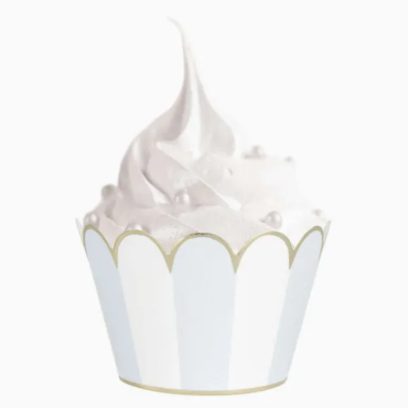 Cupcake Wrappers Baby Boy X6Pcs