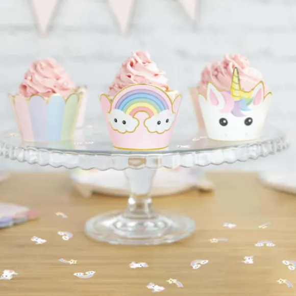 Cupcake Wrappers Baby Licorne X6Pcs