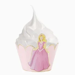 Cupcake Wrappers Princesse X6Pcs