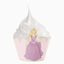 Cupcake Wrappers Princesse X6Pcs
