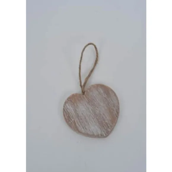 D Co Coeur En Bois Naturel Blanchi