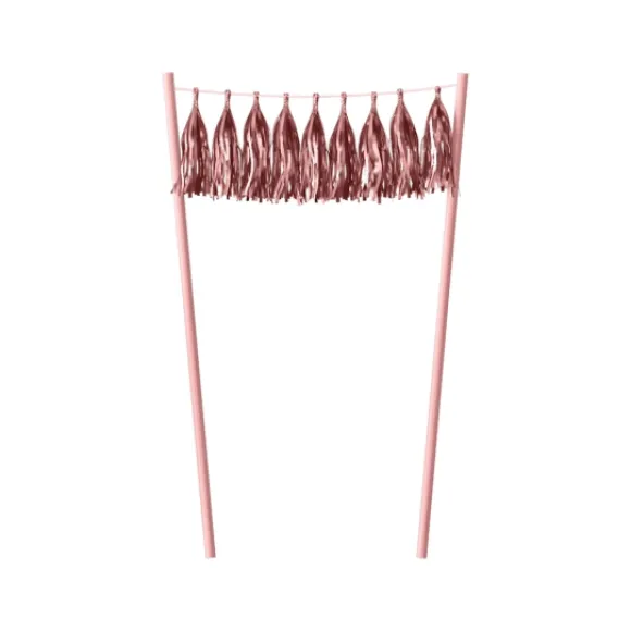 D Coration G Teau Pompons Rose Gold