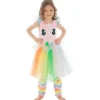 D Guisement Enfant Licorne Arc En Ciel 4/6 Ans