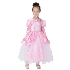 D Guisement Enfant Princesse Rose 7/9 Ans