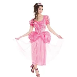 D Guisement Femme Princesse Rose Taille S