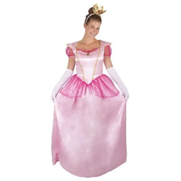 D Guisement Femme Princesse Rose S/M