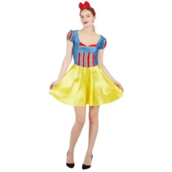 D Guisement Femme Princesse Jaune Et Bleu L/Xl