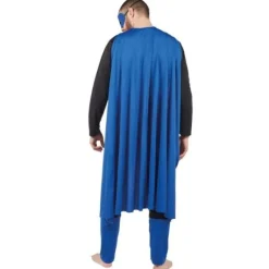 D Guisement Homme Super Mari Bleu Noir S/M