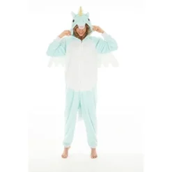D Guisement Kigurumi Licorne Verte 190Cm