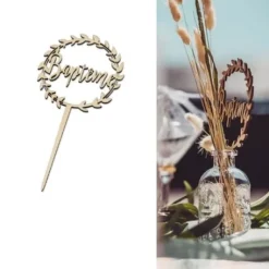 Deco Centre De Table Bapt Me Bois