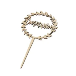 Deco Centre De Table Communion Bois